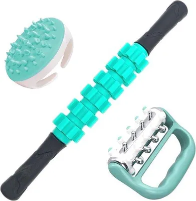 Produktbild von Famanu 3-in-1 Faszienroller-Set zur Reduzierung von Cellulite und Verbesserung der Durchblutung