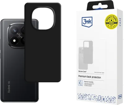 Imagen del producto de Funda de silicona protectora 3mk para Redmi Note 14 Pro+, color . Cubierta trasera
