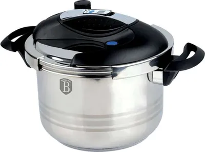 Produktbild von Berlinger Haus Turbo-Schnellkochtopf mit Zeitschaltuhr, 6L, Eternal Collection
