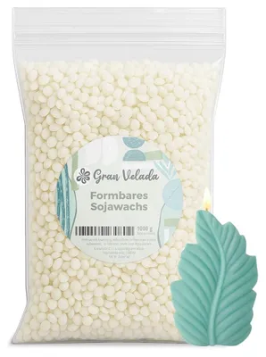 Produktbild von Gran Velada - Formbares Sojawachs für Standkerzen & Gießformen 1 kg