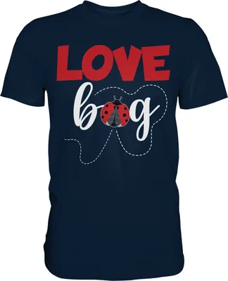 Produktbild von Marienkäfer Niedliches T-Shirt – Navy / 3XL