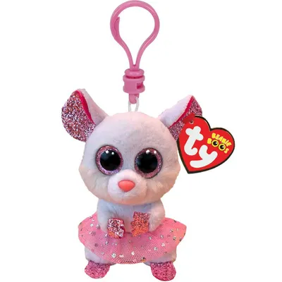 Image de Clip Nina Mouse de Ty Beanie Boo, 7 cm