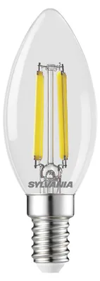 Produktbild von SYLVANIA E14 LED Warmweiß 2700K | Kerzenform | A-Energieklasse | Ersatz für 40W Glühbirne | 485 Lumen