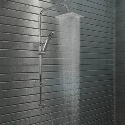 Immagine prodotto di Vidaxl Duschkopf Set Doppel mit Handdusche Edelstahl