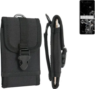 Produktbild von K-S-Trade Holster Handy Hülle kompatibel mit Samsung Galaxy S20 Ultra 5G Exynos Holster Handytasche Gürtel Tasche Schutz Hülle Robust Outdoor