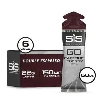 Obrázek produktu pro Science in Sport GO Izotonický energetický gel + kofein Double Espresso 6 x 60 ml