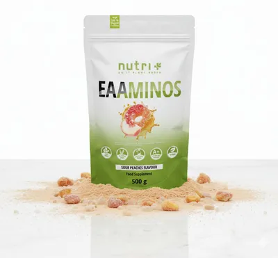 Produktbild von Nutri+ EAA Hochdosierte Aminosäuren 500g - Grapefruit