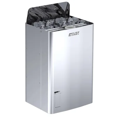 Immagine prodotto di Stufe per sauna Harvia The Wall Combi 9,0 kW | richiede un sistema di controllo separato | Riempimento automatico del serbatoio dell'acqua: No | HSW900400S