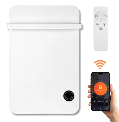 Image de Appareil de chauffage infrarouge Peviasot, 220V, chauffage infrarouge électrique, thermostat, 400W