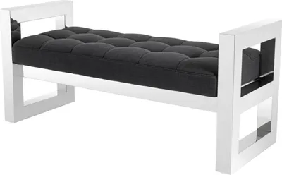 Produktbild von Casa Padrino Luxus Wohnzimmer Sitzbank 128 x 48 x H. 58,5 cm - Luxus Hotel Kollektion