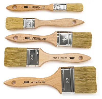 Immagine prodotto di PENNELLIFICIO 2000 | Set di 5 pennelli da pittura professionali, pennello universale