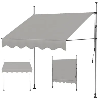 Produktbild von Manuell einziehbares Sonnenschutzschirm mit UV-Schutz