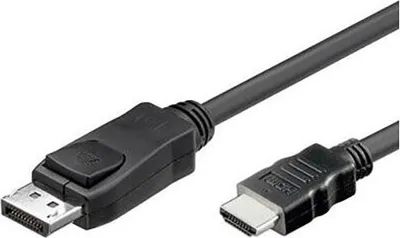 Immagine prodotto di Good Connections DP-HDMI1 Good Connections Kabel DP1.2-St.-HDMI1.4b-St. schwarz 1m