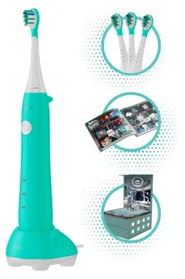 Obrázok produktu pre Elektrická zvuková zubná kefka AENO DB9 ADB0009M, 19200 vibrácií/min, pre deti, DuPont™, časovač, 4 režimy, 45 dní na jedno nabitie, IPX7, mätová