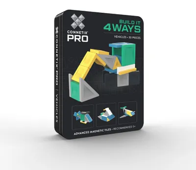 Image de CONNETIX PRO - Construction créative : Véhicules (30 pièces)