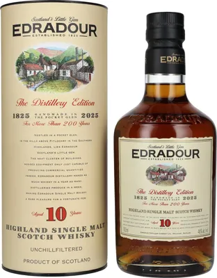Produktbild von Edradour 10 Years Old 200 Years Distillery Edition 46% Vol. 0,7l in Geschenkbox