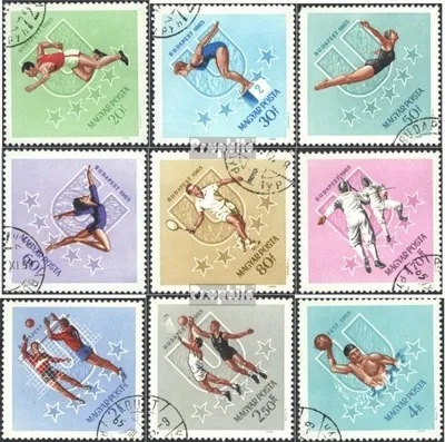 Produktbild von Briefmarken Ungarn 1965 Mi 2153A-2161A postfrisch Hochschulweltmeisterschaften