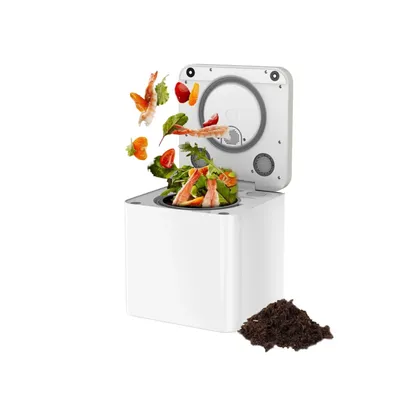 Immagine prodotto di Compostiera Elettrica Da Cucina BEECO HQD-314Pro Capacità 3.3L Potenza 90W - Bianca