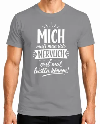 Obrázok produktu pre Tričko "Mich", sarkastické, pánske, sivé, veľkosť M