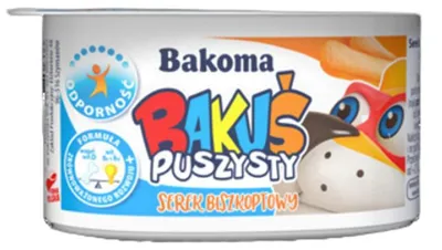 Obrázok produktu pre Bakuś piškótový syr s vápnikom a vitamínmi, 90 g