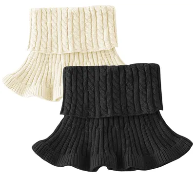 Produktbild von Damen Rollkragenpullover Set - 2-teiliges Set mit Fake-Kragen