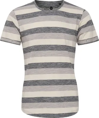 Produktbild von SOLID SDThicco Herren T-Shirt Kurzarm Shirt mit Streifen Rundhals-Ausschnitt 100% Baumwolle Regular fit