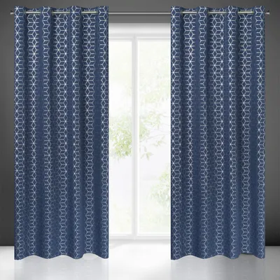 Produktbild von Vorhang CUBE GN silber hellgrau 140x250 cm Ösen Ösenvorhang