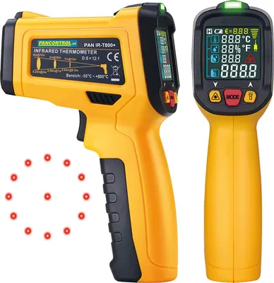Image de Thermomètre Digital à Infrarouge Pan Ir-t800+