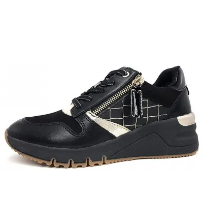 Image de Baskets femme Tamaris, noir, taille 38