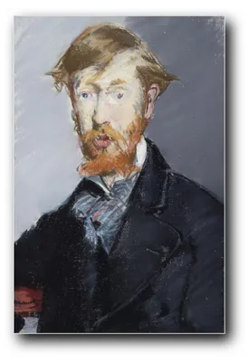 Produktbild von Kunstdruck „George Moore – Porträt“ von Édouard Manet – 30×45 cm – ungerahmt