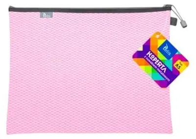 Produktbild von A5-Umschlag mit Metallreißverschluss, rosa – Tetis