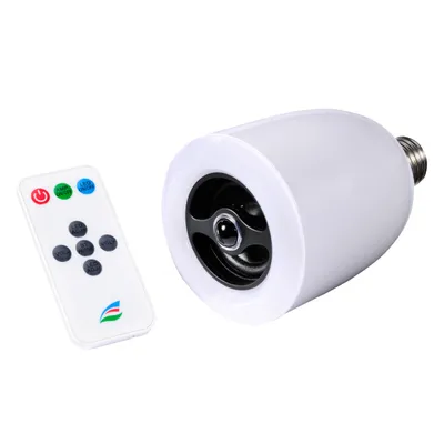 Produktbild von Aktivbox ultron boomer light weiss bluetooth m. LED LampeE27