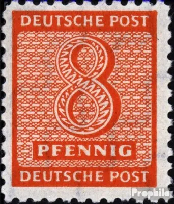 Produktbild von Briefmarken Sowjetische Zone (All.Bes.) 1945 Mi 122X, amtliche Versuchszähnung postfrisch Ziffer