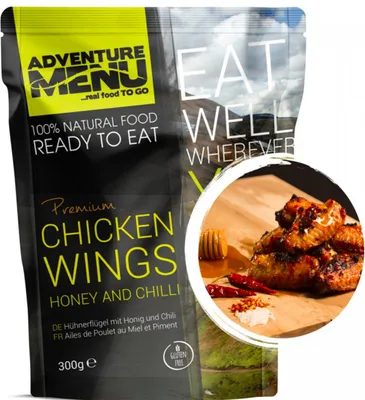 Produktbild von Adventure Menu Hähnchenflügel auf Honig und Chili - 300g