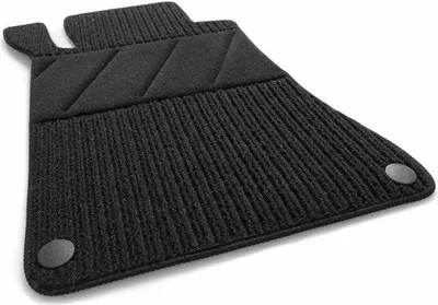 Produktbild von Rips Fahrer Fußmatte Mercedes C-Klasse (W203/S203) - Original Qualität Doppelrippe schwarz vorne links