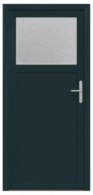 Obrázek produktu pro vidaXL Boční vstupní dveře, antracitová, 88 x 198 cm, PVC