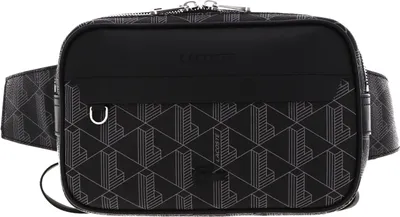 Image de LACOSTE sac en bandoulière The Blend Body Bag Allover Monogram Noir Gris
