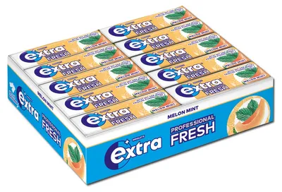 Immagine prodotto di Wrigleys Extra Professional FRESH Melon Mint 10 pastiglie 14g confezione da 30 pz