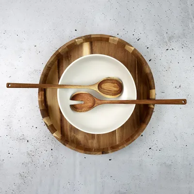 Produktbild von Rundes Tablett aus Akazienholz 40 cm