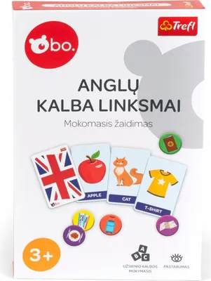Immagine prodotto di Bo. Gioco da tavolo educativo "L'inglese è divertente" (in lingua lituana)