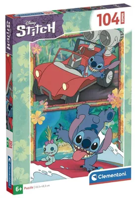 Zdjęcie produktu dla 104-elementowa układanka Stitch dla dzieci i dorosłych