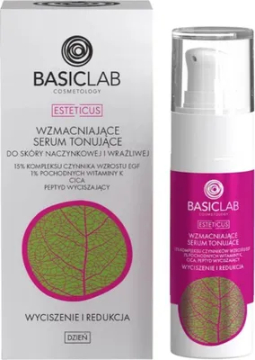 Produktbild von BASICLAB Stärkendes Toning-Serum für vaskuläre und empfindliche Haut 30 ml