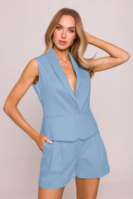 Produktbild von Made of Emotion Damenweste Gahevere M859 azurblau XL
