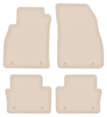 Produktbild von DURBAN Beige Velours-Fußmatten-Set für Opel Insignia A FL Limousine, Liftback, Kombi (2013-2017)