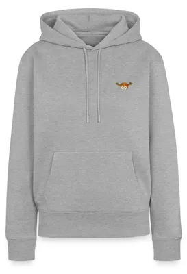 Produktbild von Spreadshirt Pippi Langstrumpf Portrait Stick Damen Premium Hoodie, L, Grau meliert
