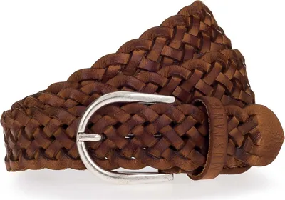 Produktbild von MUSTANG Leder Gürtel Braided Leather Belt W75 Baileys braun