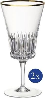 Produktbild von Villeroy & Boch Grand Royal Gold Wasserkelch Set 2tlg. je 20cm 390ml