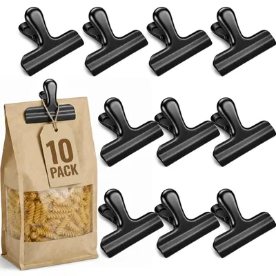 Image de Pince de serrage en acier inoxydable - 10 pièces - 76 mm - Noir