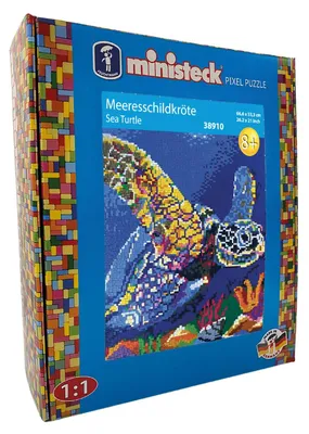 Immagine prodotto di Ministeck Tartaruga marina a mosaico XXL Scatola 7800 pezzi - giocattolo creativo