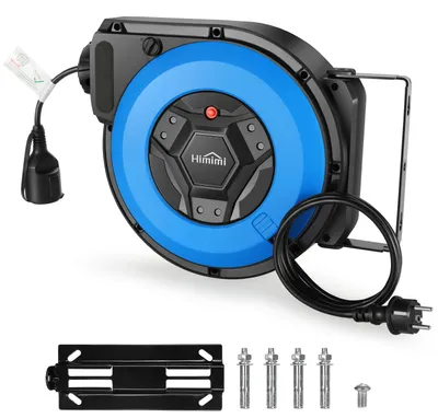 Immagine prodotto di Avvolgicavo automatico - 15 m + 2 m - 1500 W - Montaggio a parete e soffitto